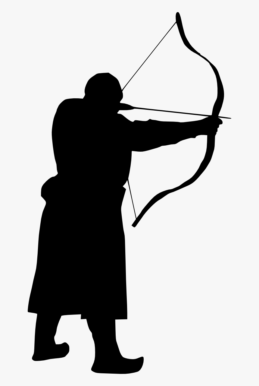 Archer Silhouette From Behind, HD Png Download, Free Download