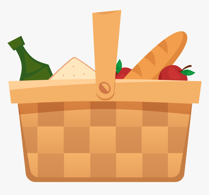 Transparent Canasta Png - Picnic Basket Clipart Png, Png Download, Free Download