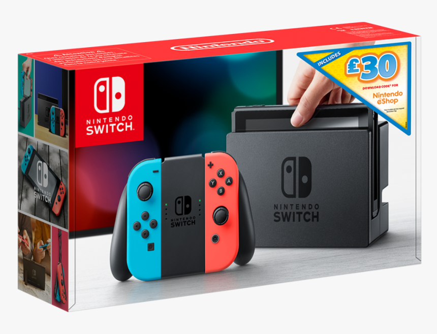 Ci Nswitch Packshot Engb - Nintendo Switch Red And Blue, HD Png Download, Free Download