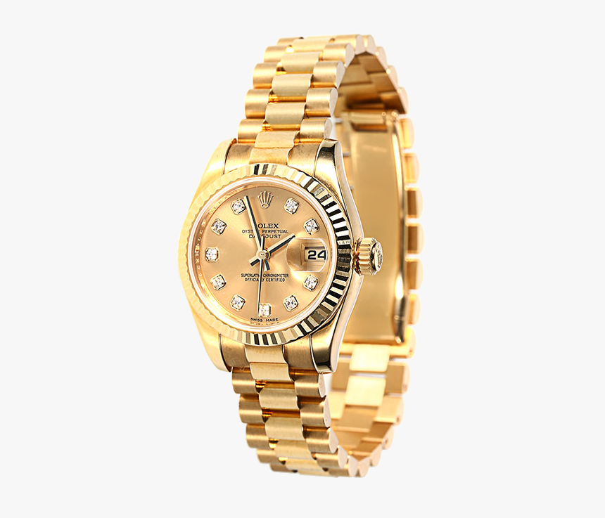 Gold Clock Watch Rolex Watches Mechanical Table Clipart Rolex Png Transparent Png kindpng