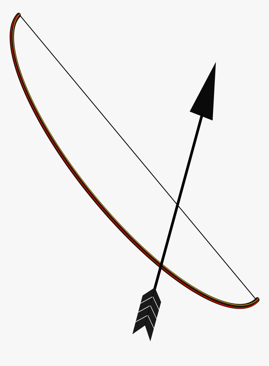 Transparent Archer Silhouette Png - Amerindian Bow And Arrow, Png Download, Free Download