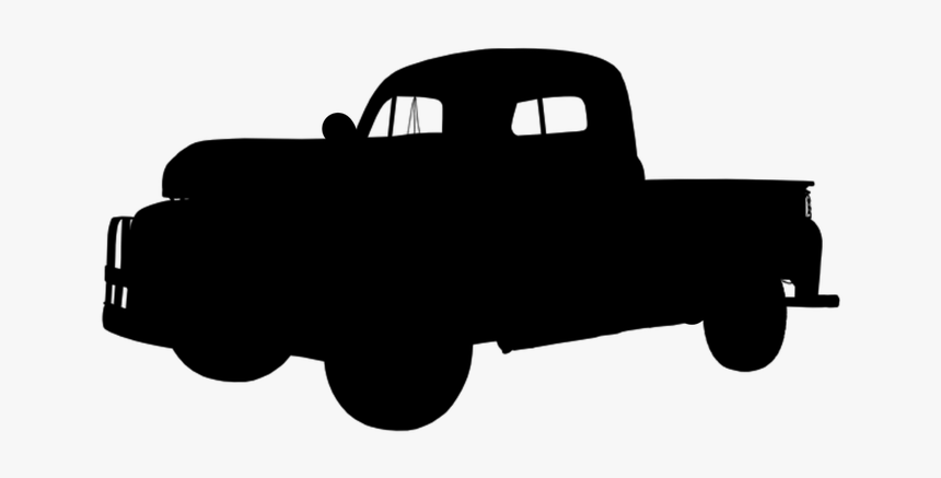 Car, Truck, Silhouette, Clipart, Sticker - Chevy Bel Air Silhouette, HD Png Download, Free Download