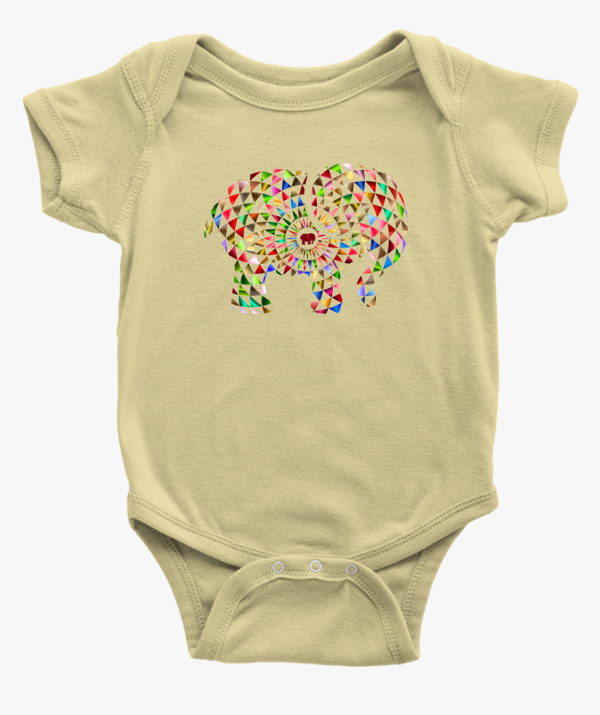 Baby Elephant Mandala Onesie "
 Data-zoom="//cdn - Baby Shark Birthday Suit Baby, HD Png Download, Free Download