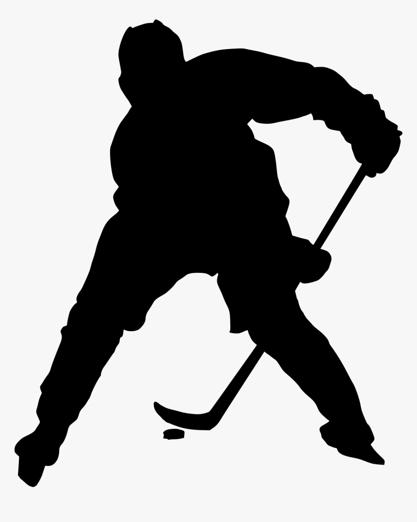 Printable Hockey Player Silhouette, HD Png Download, Free Download