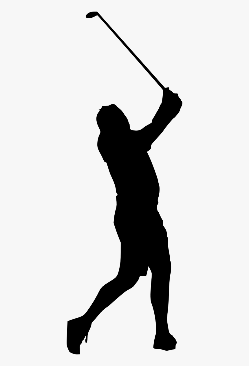 Portable Network Graphics Clip Art Silhouette Golf - Woman Golfer Silhouette Png, Transparent Png, Free Download