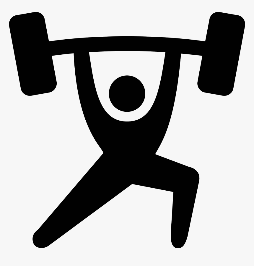 Olympic Weightlifting Weight Training Computer Icons - Weight Lift Icon, HD Png Download, Free Download