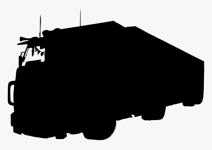 Transparent Truck Silhouette Png - Silhouette, Png Download, Free Download