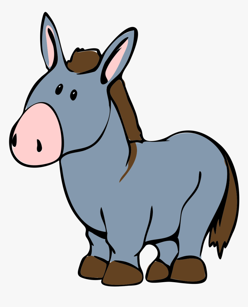 Transparent Donkey Clip Art - Donkey And The Dog Story, HD Png Download, Free Download