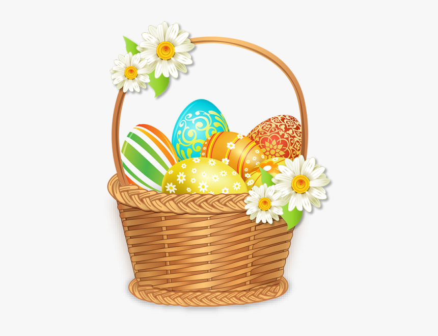 Vector Easter Egg Basket Png, Transparent Png, Free Download