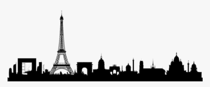 Paris Is Seen As Thé Most Interesting City Of Europe - Paris Skyline Silhouette Png, Transparent Png, Free Download