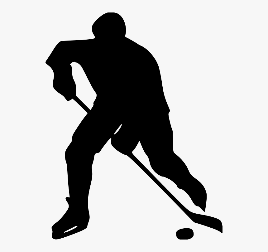 Transparent Hockey Pucks Clipart - Hockey Player Silhouette Png, Png Download, Free Download