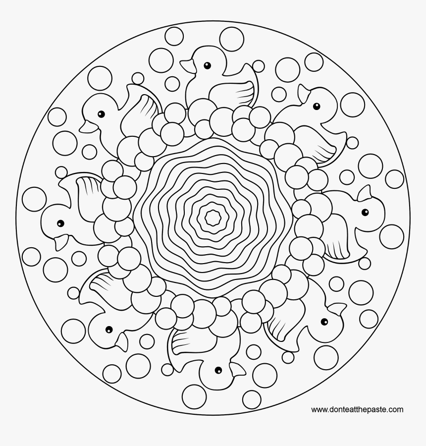 Free Coloring Pages Of Mandala Elephant - Adult Valentines Day Coloring, HD Png Download, Free Download