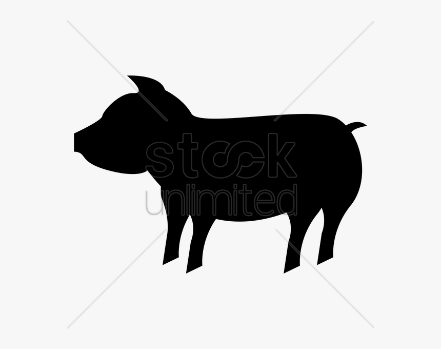 Silhouette Clipart Silhouette Cattle Clip Art - Illustration, HD Png Download, Free Download