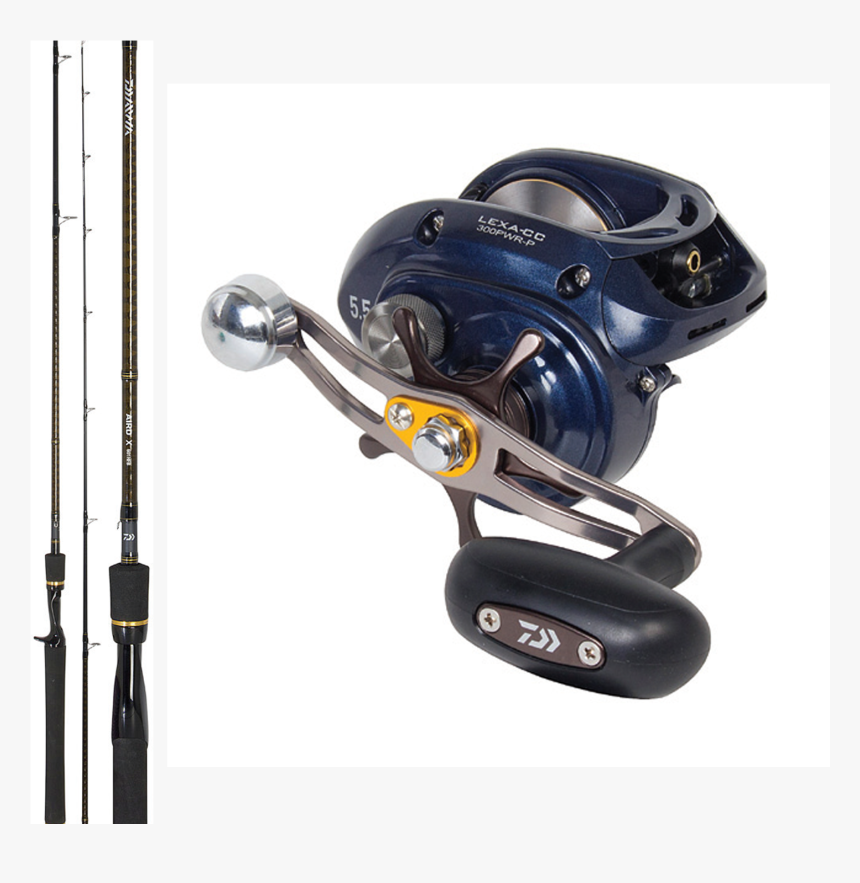 Daiwa Lexa 300cc & Daiwa Aird X 601hfb Rod"
 Title="daiwa - Fishing Rod, HD Png Download, Free Download