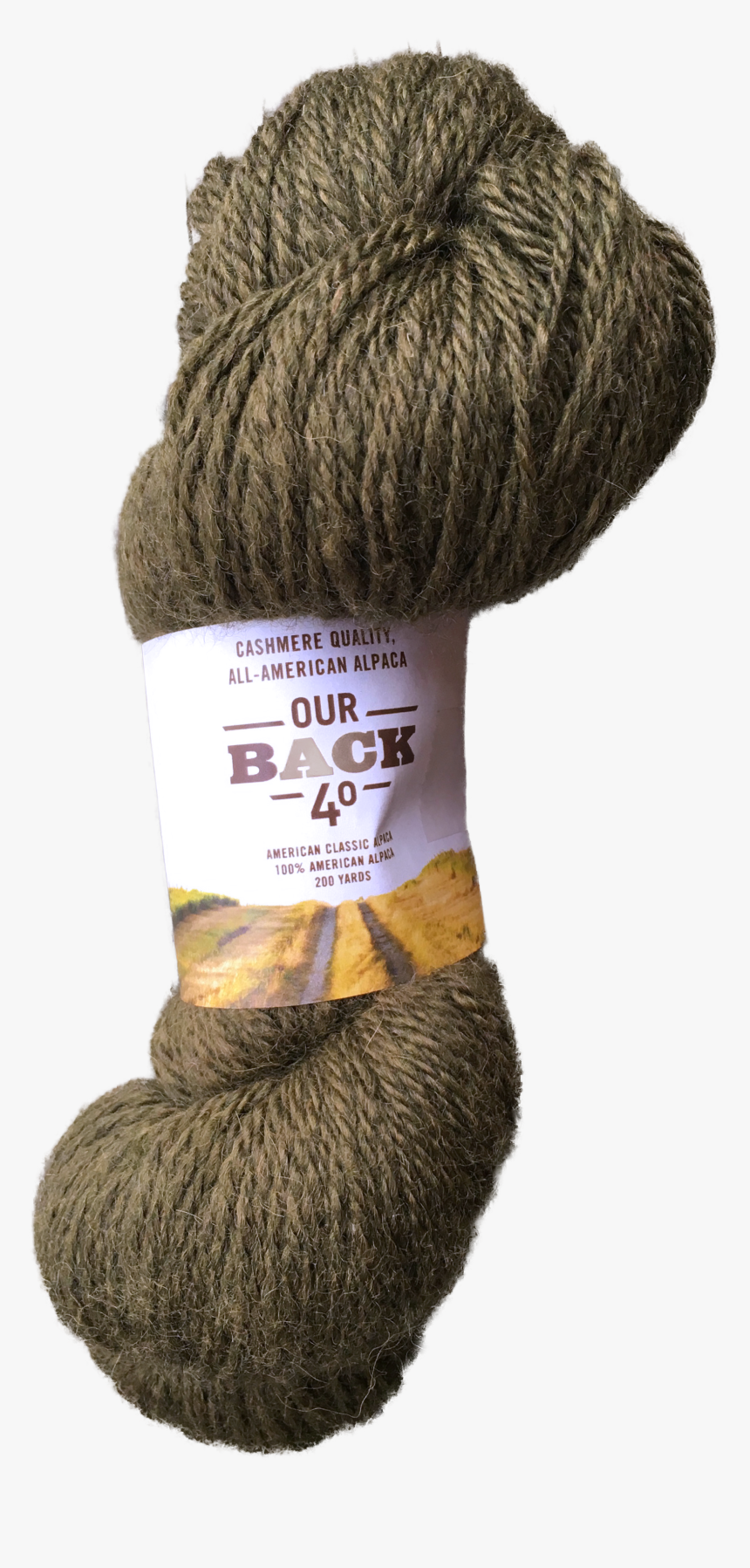 Our Back 40 100% American Alpaca Yarn Hay - Wool, HD Png Download, Free Download