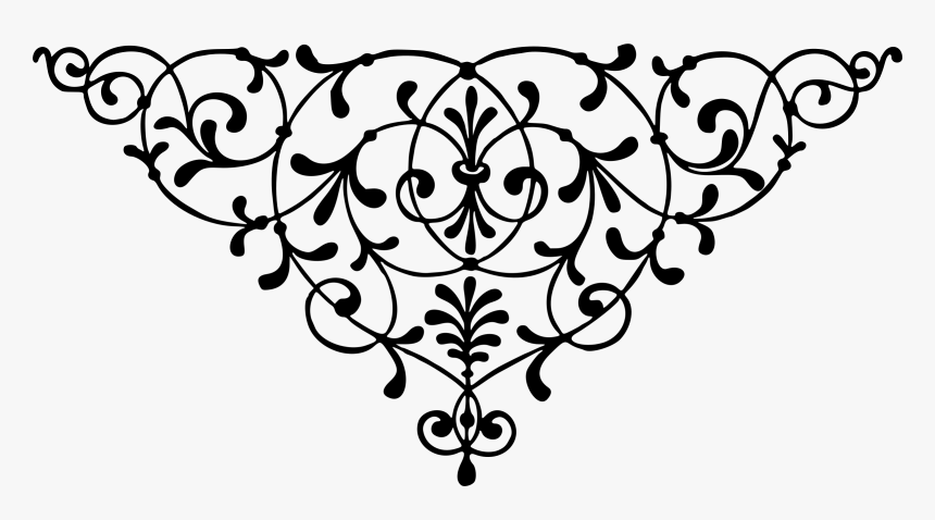 Decorative Divider Png Download - Transparent Divider Ornament Design Png, Png Download, Free Download