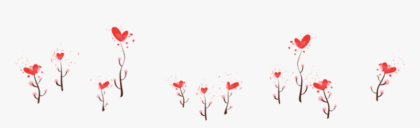 Clip Art Dia Dos Namorados Dating - Transparent Flower Border Line, HD Png Download, Free Download