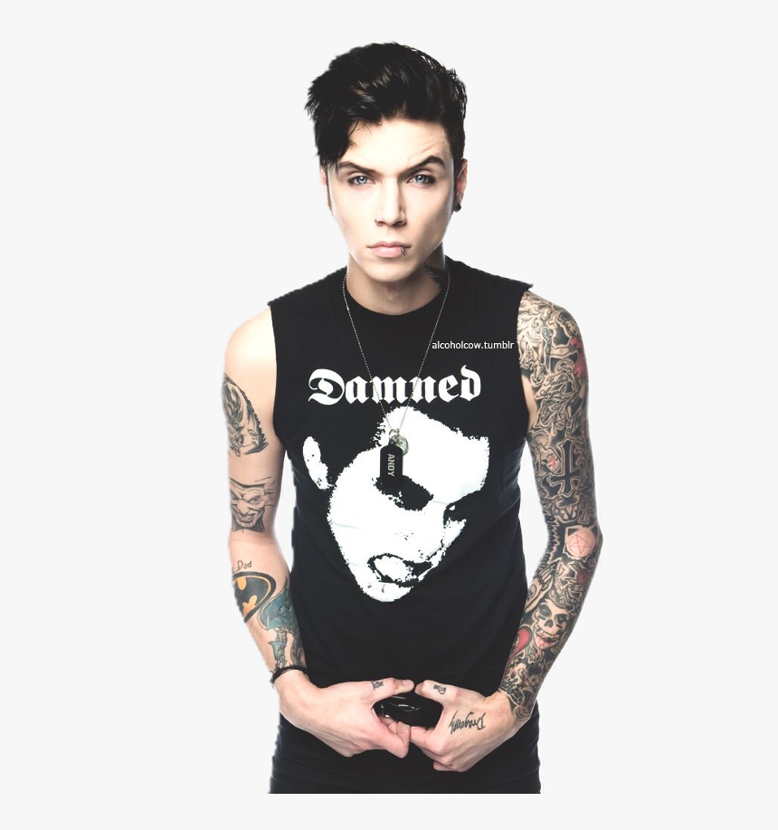 Black Veil Brides Andy 2016, HD Png Download, Free Download