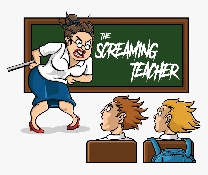 The Screaming Teacher - Screaming Teacher, HD Png Download, Free Download