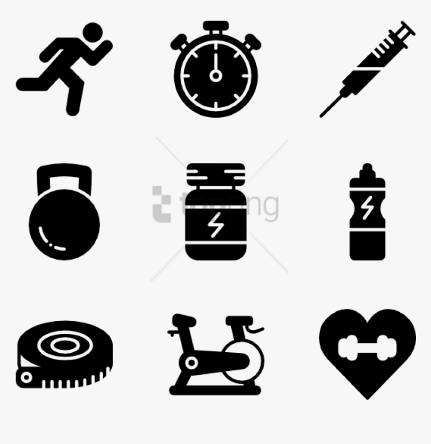 Transparent Dumbbell Icon Png - Icon, Png Download, Free Download