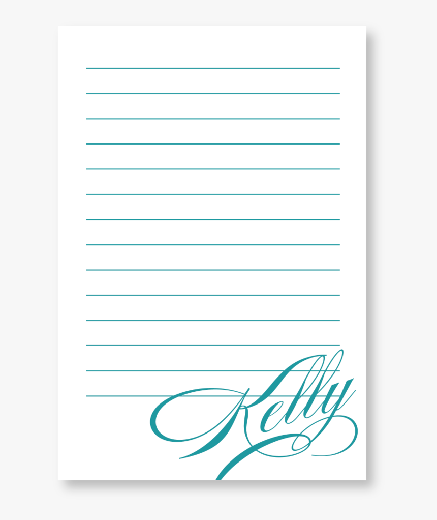 Custom Notepad Personalized Small Lines, HD Png Download, Free Download