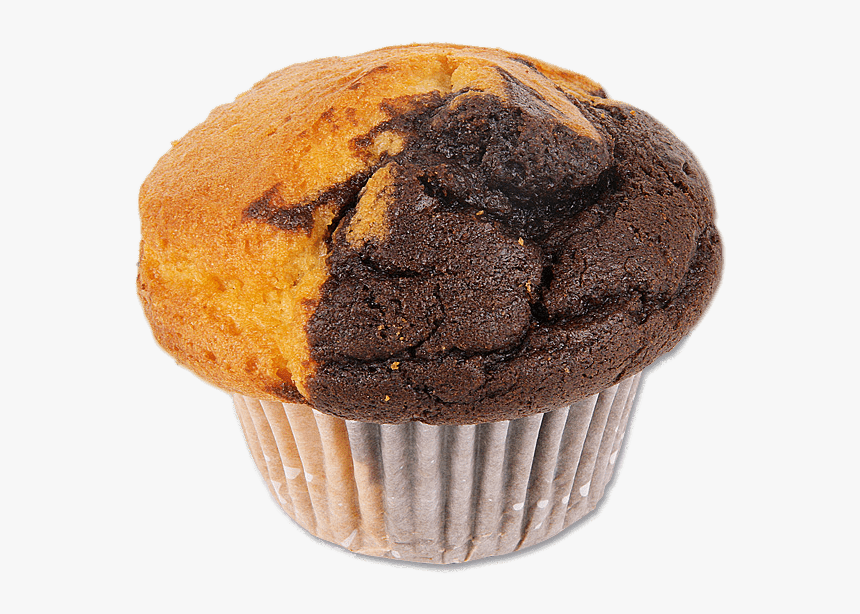 Muffin Vanilla And Chocolate - Muffin Vainilla Y Chocolate, HD Png Download, Free Download