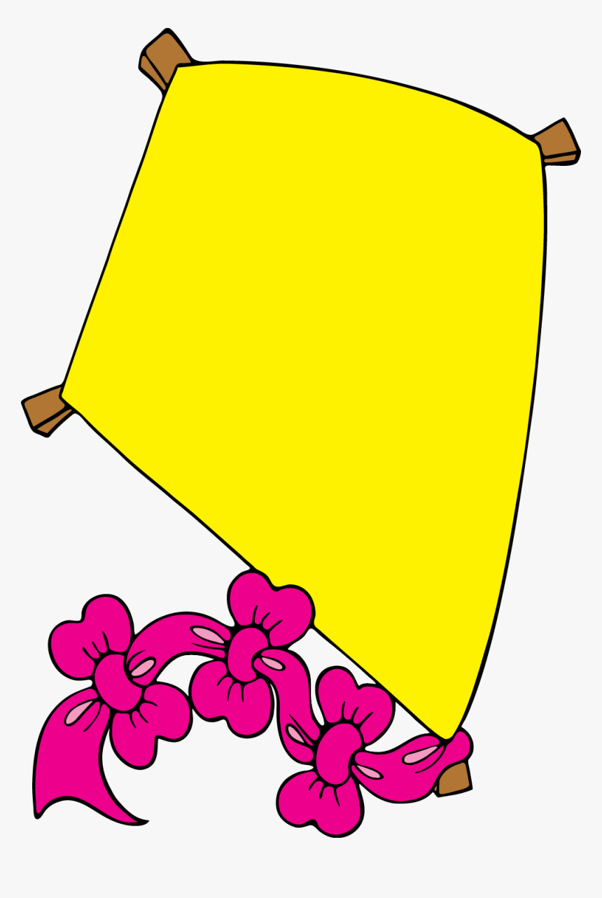 Kite Clipart Yellow - Yellow Kite Clipart, HD Png Download, Free Download