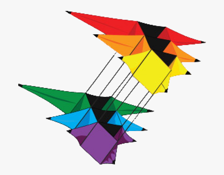 Image Of Tri Star Cellular Box Kite By Brainstorm - Kite Design, HD Png Download, Free Download