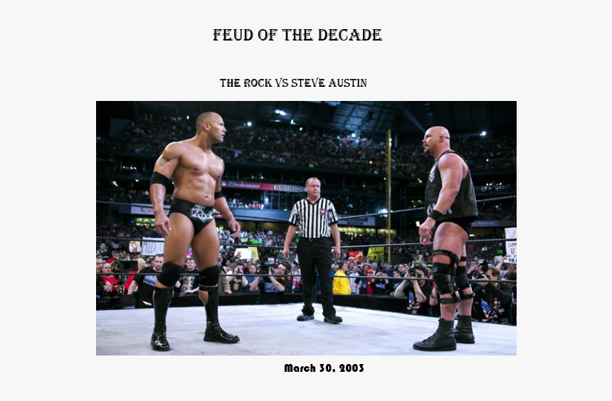 Rock Vs Stone Cold, HD Png Download, Free Download