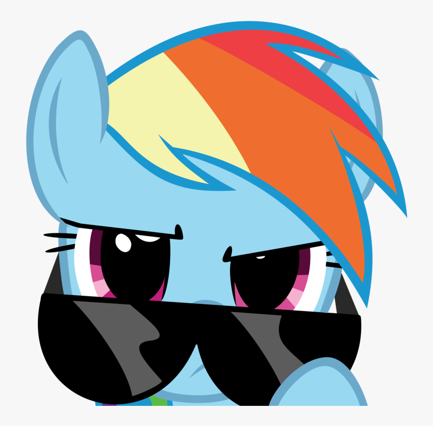 My Little Pony Rainbow Dash Head, HD Png Download, Free Download