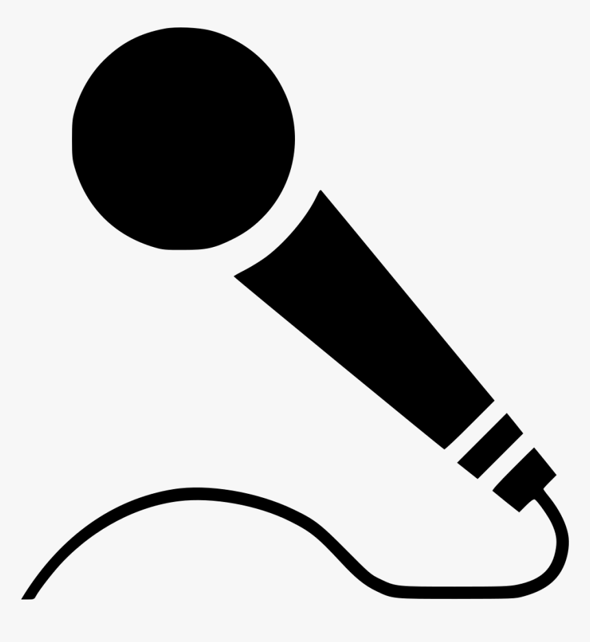 Record Audio Input Svg - Microphone Aid Black And White Clipart, HD Png Download, Free Download