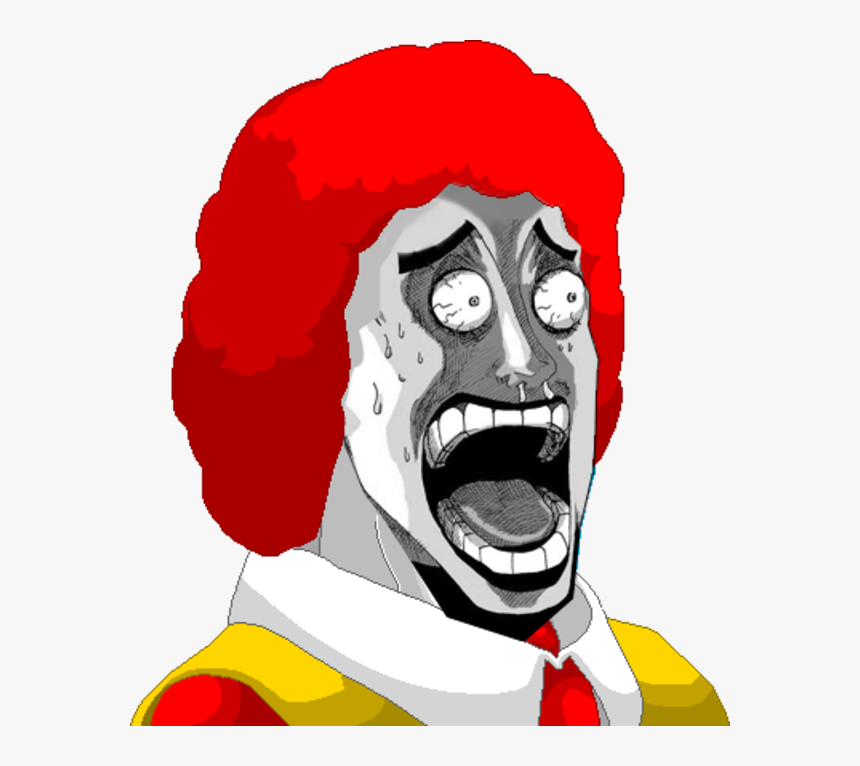 Transparent Ronald Mcdonald Png - Ronald Mcdonald Face Meme, Png Download, Free Download