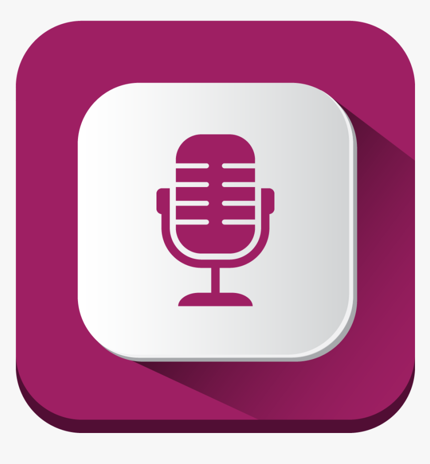 Microphone Icon - Icone Musica Png Pink, Transparent Png, Free Download