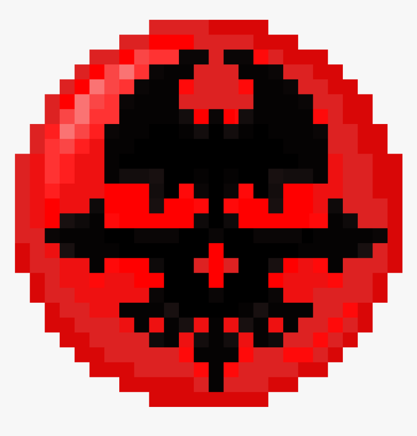 Red Skull Pin - Deadpool Logo Pixel Art, HD Png Download, Free Download