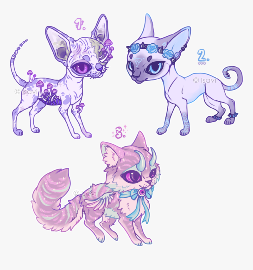 Pastel Auction Closed By - Pastel Goth Cat, HD Png Download, Free Download