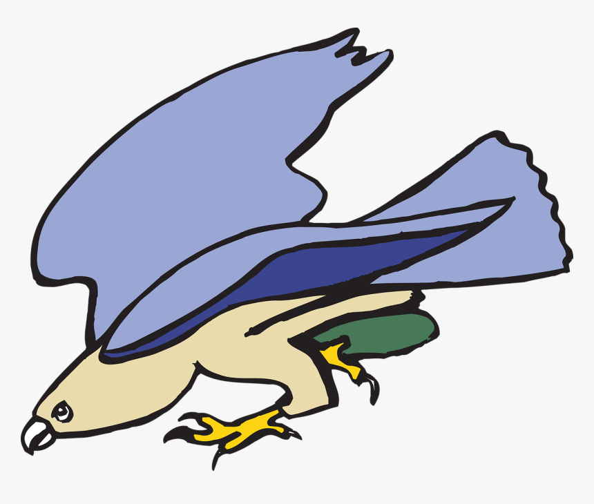 Cartoon Kite Bird Clipart, HD Png Download, Free Download
