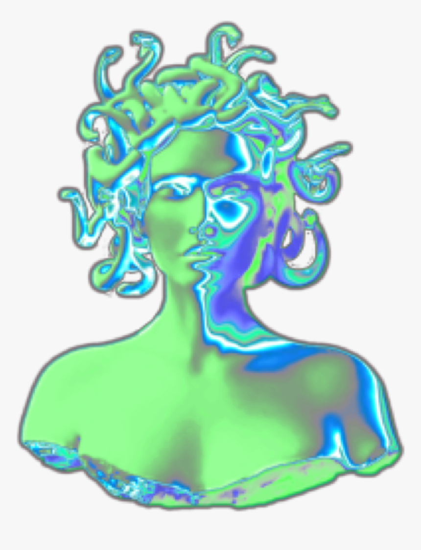 Medusa Sticker - Illustration - Illustration, HD Png Download, Free Download