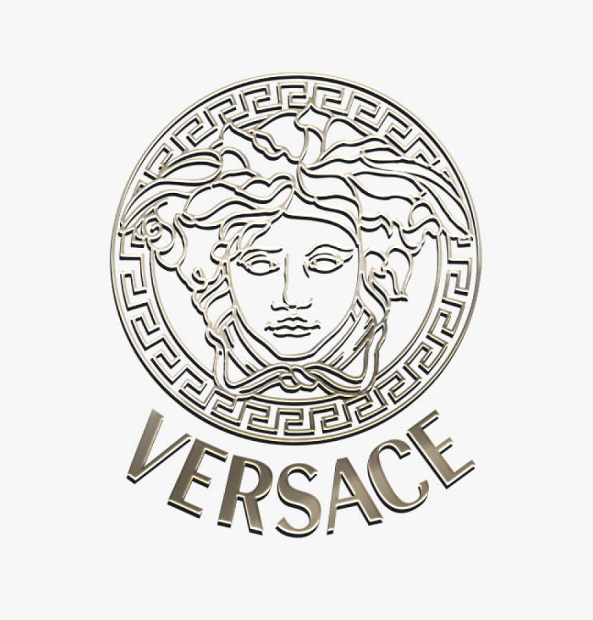 Silver Versace Logo Png, Transparent Png - kindpng