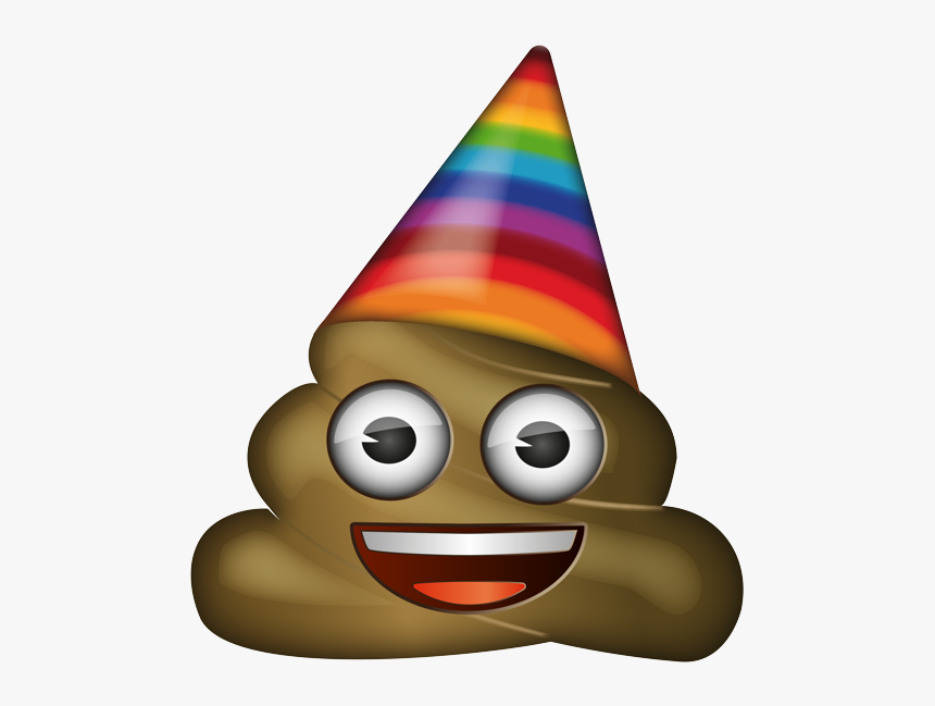 Poop Emoji With Graduation Cap, HD Png Download, Free Download