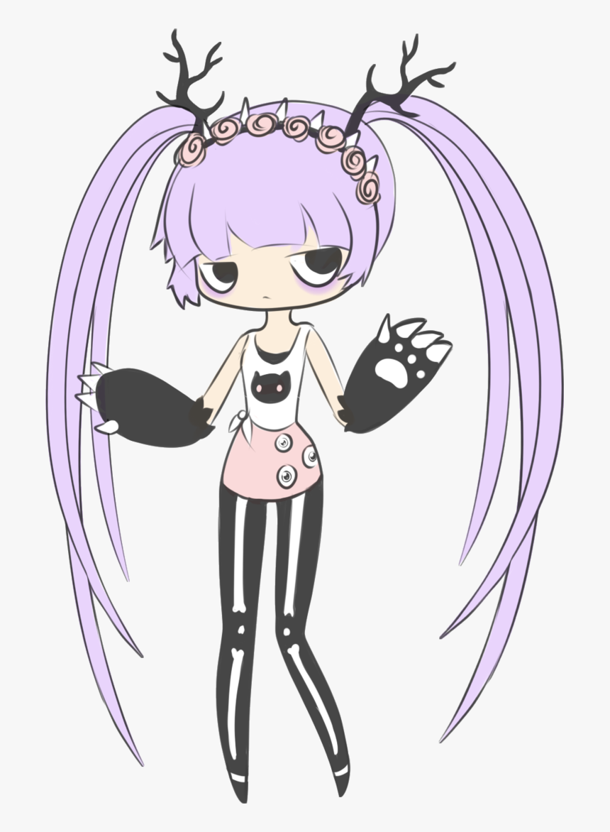 Transparent Chibi Pastel Goth, HD Png Download, Free Download