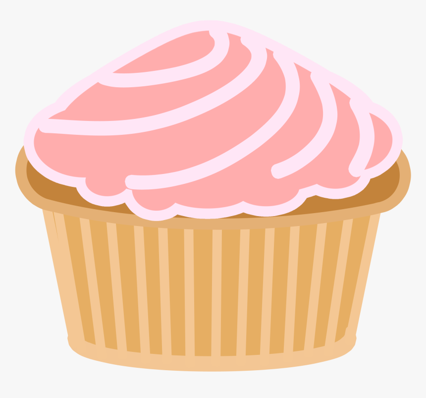 Muffin Clipart Eleven - Pink Cupcake, HD Png Download, Free Download