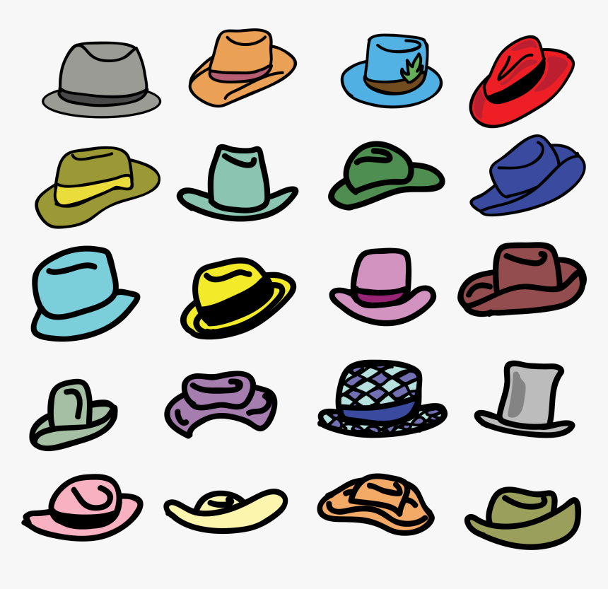 Hat Dress Fashion Free Picture - Collection Clipart, HD Png Download, Free Download