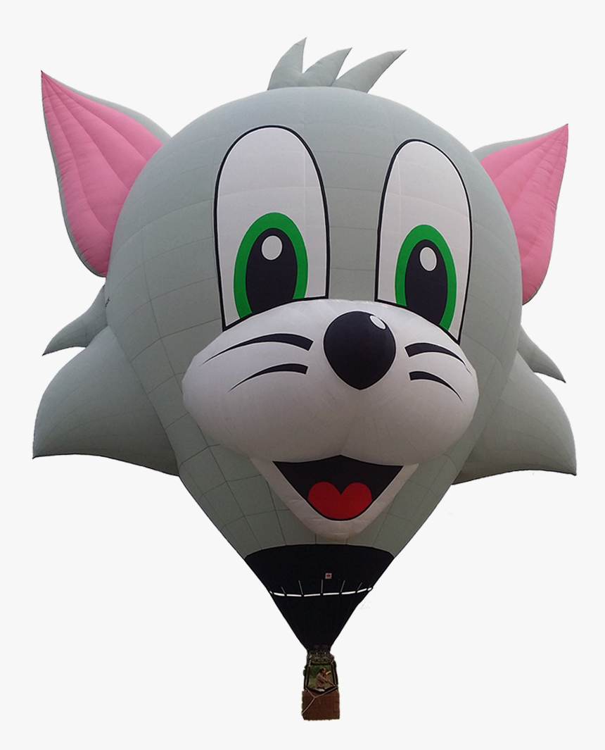 Cartoon Character Hot Air Balloon, HD Png Download, Free Download