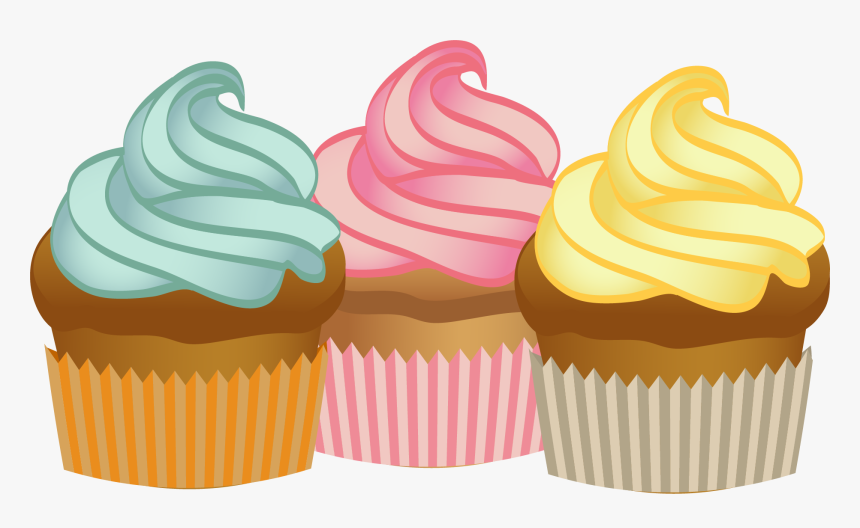 Drawn Cupcake Muffin - Muffin, HD Png Download, Free Download