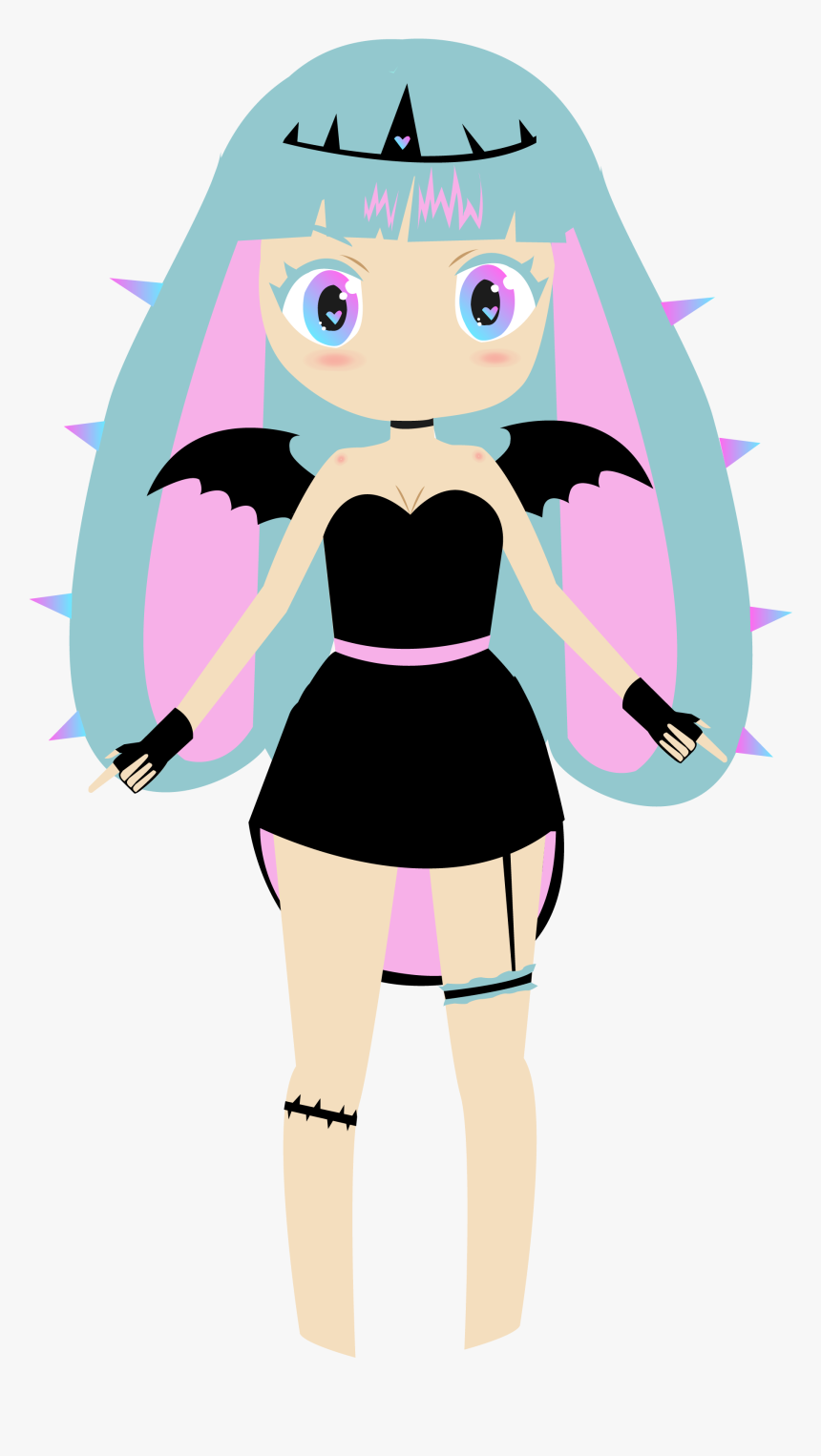 Transparent Pastel Goth Clipart - Cartoon, HD Png Download, Free Download