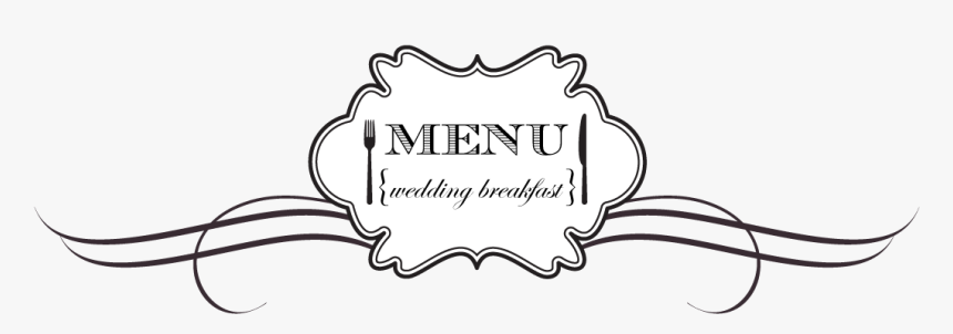 Michael & I Have Carefully Chosen Our Menu Together, - Menu Logo Wedding Png, Transparent Png, Free Download