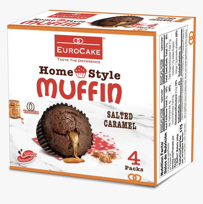 Home Style Muffin Salted Caramel 4pc Box New, HD Png Download, Free Download