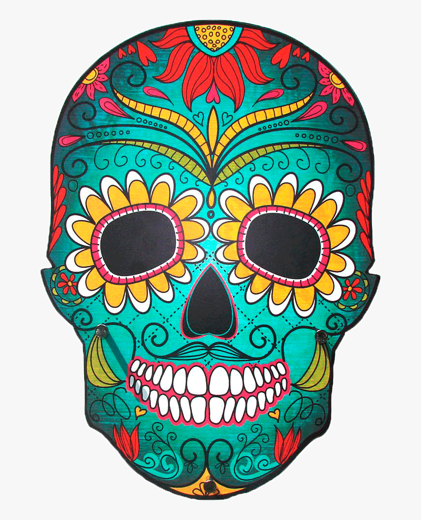 Creative Dia De Los Muertos Skull, HD Png Download, Free Download