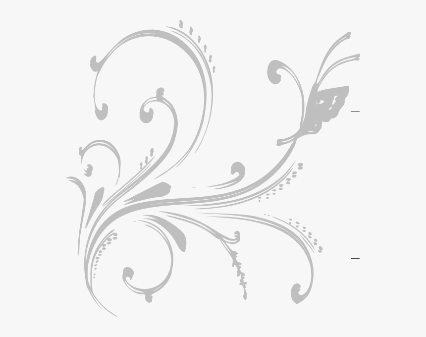 White Flower Design Png, Transparent Png, Free Download