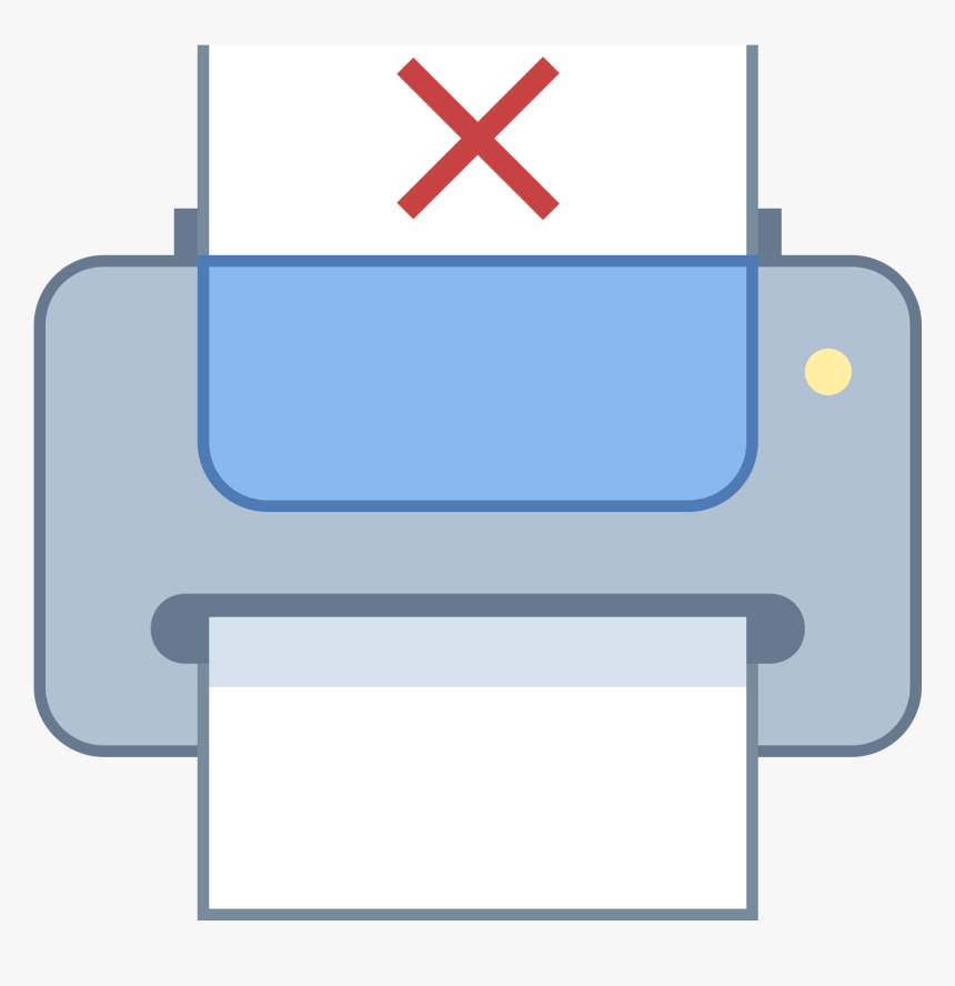 Printer Out Of Paper Icon - Vetor Impressora Png, Transparent Png, Free Download